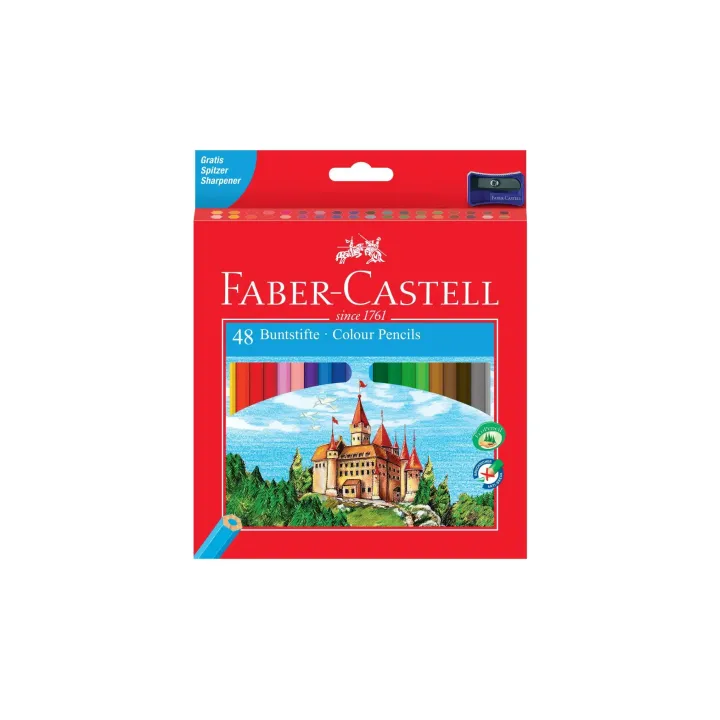 Faber-Castell Crayons de couleur Classic Colour Boîte de 48