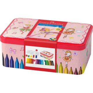 Faber-Castell Crayon feutre Connecteur Boîte métallique de 33 Ballerine