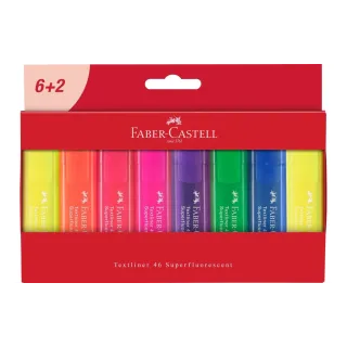 Faber-Castell Surligneur 1546 superfluorescent, 8 pièces