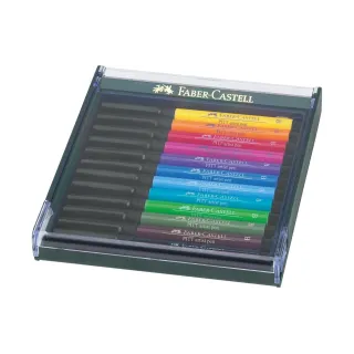 Faber-Castell Crayon à encre de Chine Pitt Artist Pen Lot de 12