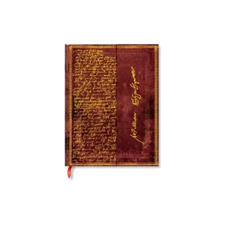 Paperblanks Carnet de notes Shakespeare Ultra, vierge, rouge