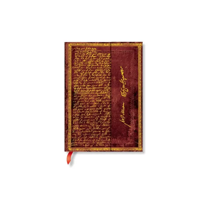 Paperblanks Carnet de notes Shakespeare Midi, vierge, rouge
