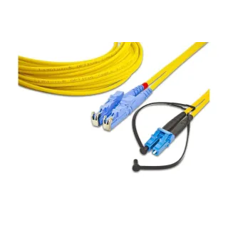 Lightwin Câble patch à fibre optique E2000-LC, Singlemode, Duplex, 5m
