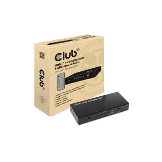 Club 3D Boîte de commutation HDMI 2.0 UHD, 4 Port