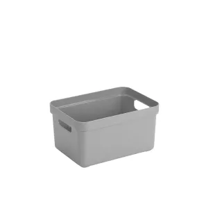 Sigma Home Boîte de rangement 5 l Gris clair