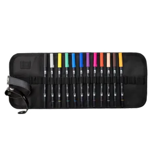 Tombow Feutres de coloriage Dual Brush Boîte de 12 sons de base