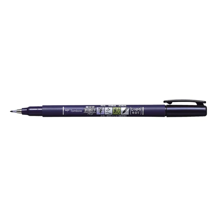 Tombow Fineliner Fudenosuke WS-BH moyen (M), Noir