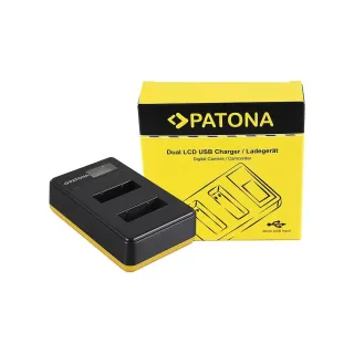 Patona Chargeur Dual LCD USB Sony NP-BX1