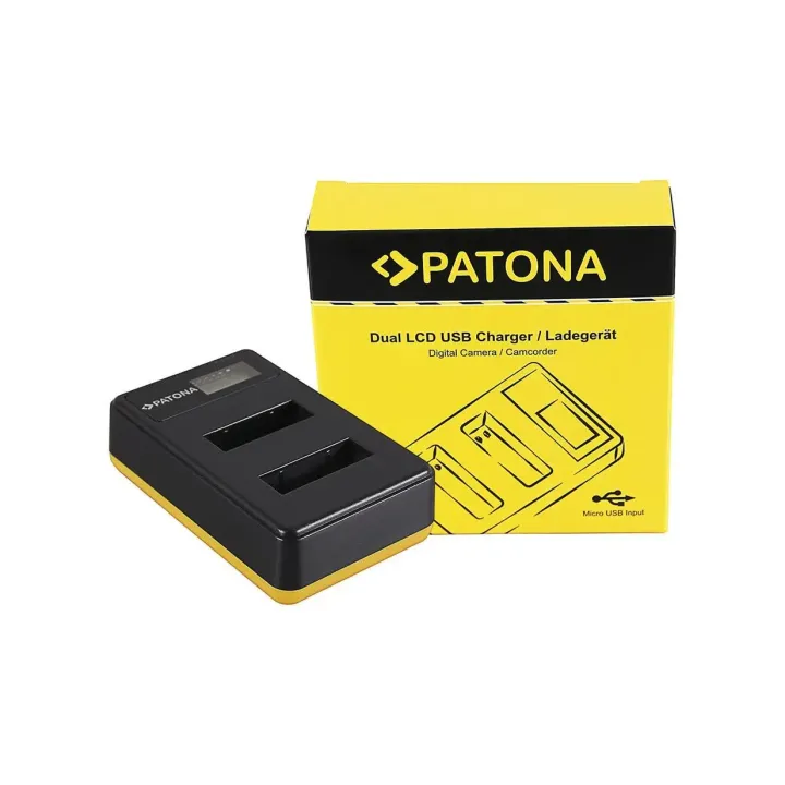 Patona Chargeur Dual LCD USB Sony NP-BX1