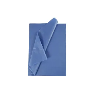 Creativ Company Papier de soie 50 x 70 cm, 25 feuilles, Bleu