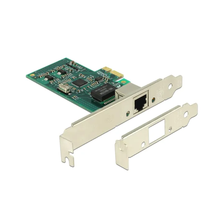 Delock Carte réseau 1Gbps, PCI-Express x1, Chipset Intel 82574L