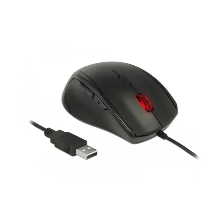 Delock Souris ergonomique 12548 pour gauchers