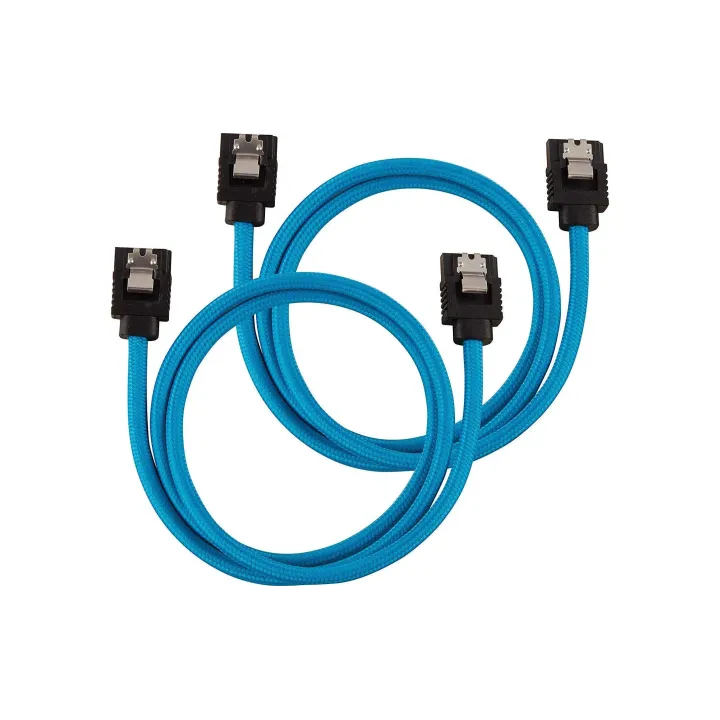 Corsair Câble SATA3 Premium Set Bleu 60 cm