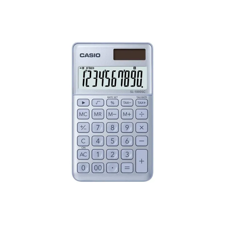 Casio Calculatrice CS-SL-1000SC-BU Bleu