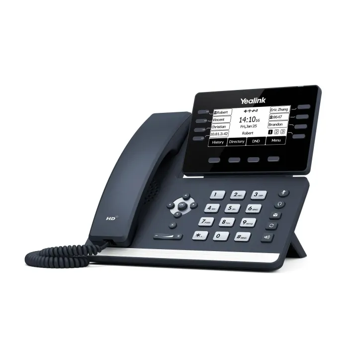 Yealink Téléphone de bureau SIP-T53W Noir