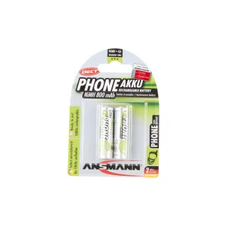 Ansmann Batterie 2x AA 800 mAh pour téléphones DECT