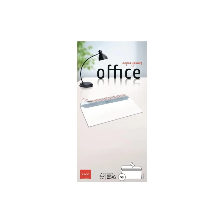 ELCO Enveloppe Office C5-6 sans fenêtre, 50 pièces