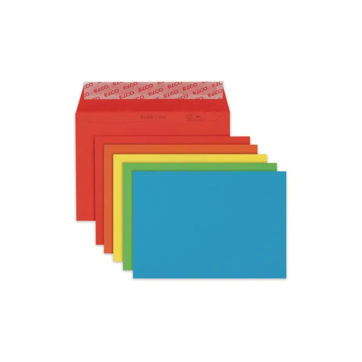 ELCO Enveloppe Color C6 Assortis, 20 pièces