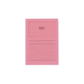 ELCO Pochette transparente Ordo Classico A4 Rose, 10 pièces