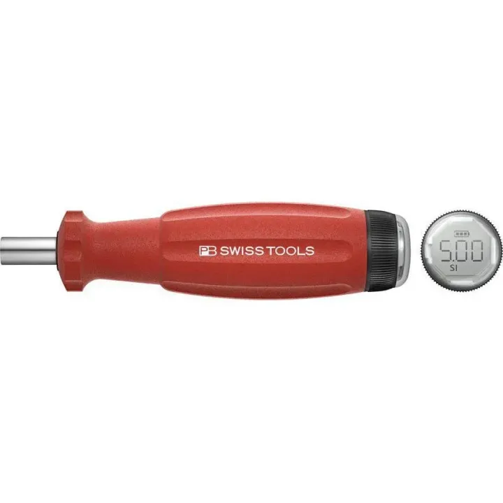 PB Swiss Tools Clé de serrage dynamométrique DigiTorque V02, 0.4 - 2.0 Nm Support de bit