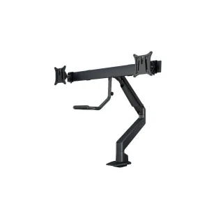 Multibrackets Supports de table Gas Lift Arm + Duo Crossbar 2 jusquà 7 kg