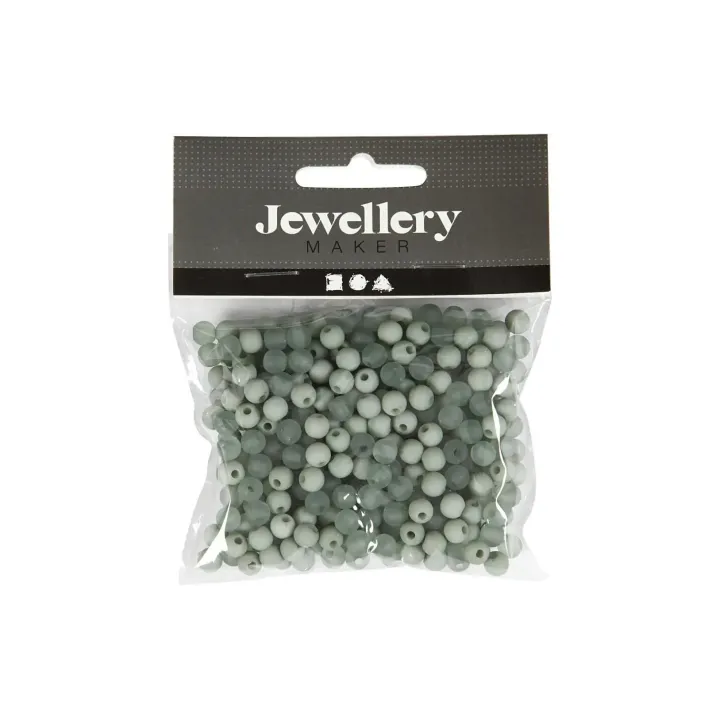 Creativ Company Perles en plastique 6 mm, Neuf, 150 pcs.