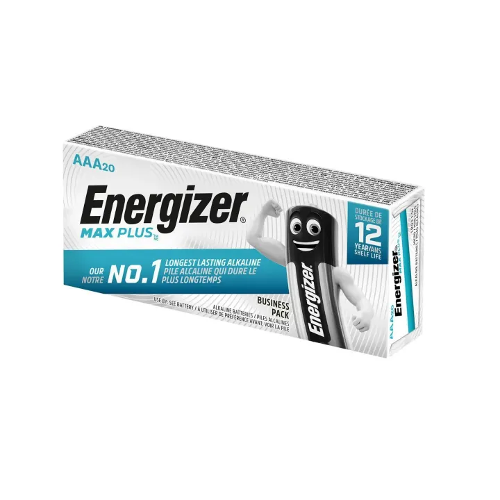 Energizer Pile Max Plus AAA 20 pièces