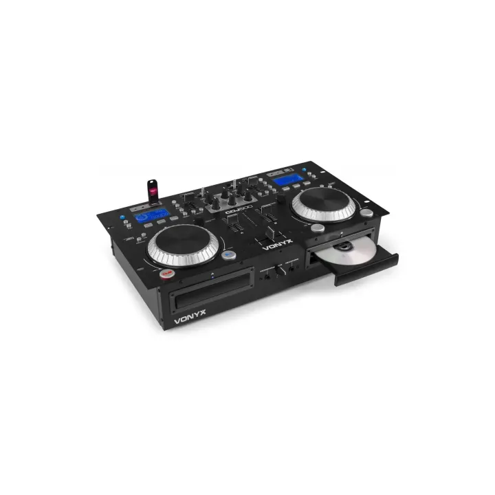 Vonyx Lecteur double CDJ500 avec 2 x étage de sortie de 100 W