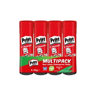 Pritt Lot de bâtons de colle 22 g, 4 pièces