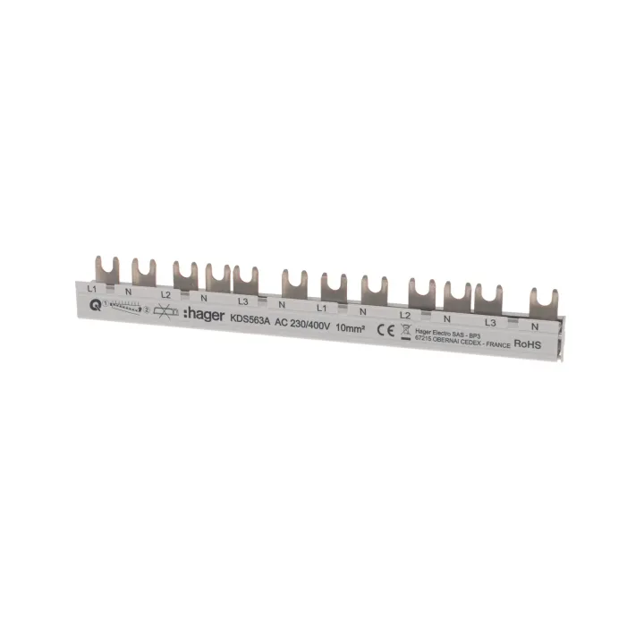 Hager Rail de connexion 12M 63A (1PN)x6 QB