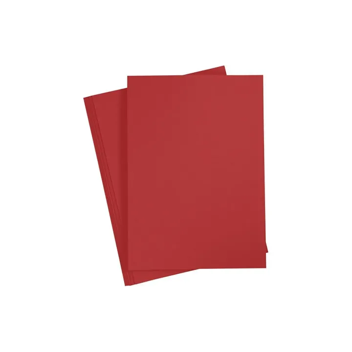 Creativ Company Papier de bricolage 70 g, 20 feuilles, Rouge