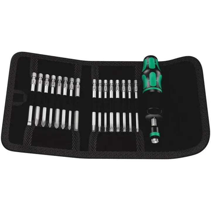 Wera Étui à outils Kraftform Kompakt 60 Torque 17 pièces