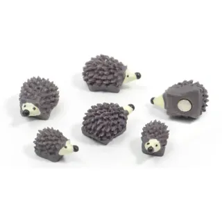 Trendform Aimant HEDGEHOG Gris, 6 Pièce-s