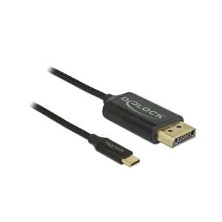 Delock Câble USB Type-C – DisplayPort câble coaxial, 1m. 4K-60Hz