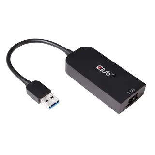 Club 3D Adaptateur USB 3.2 Gen1 Type A auf RJ45 2,5 Gbit-s