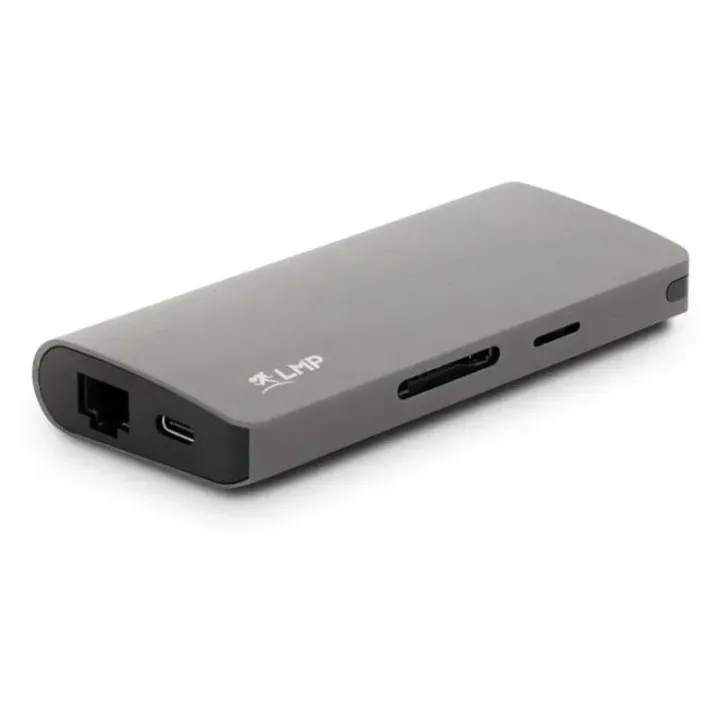 LMP Station daccueil USB-C Travel Dock Gris Espace