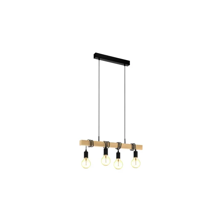 EGLO Leuchten Lampe suspendue TOWNSHEND 4x E27 Noir