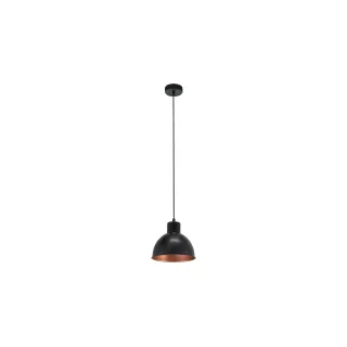 EGLO Leuchten Lampe suspendue TRURO 1 1x E27 Noir