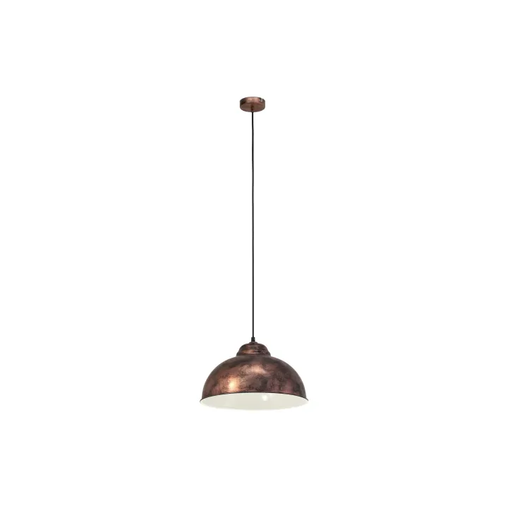 EGLO Leuchten Lampe suspendue TRURO 2 1x E27, 37 cm cuivre