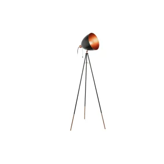 EGLO Leuchten Lampe sur pied CHESTER 1x E27 Noir