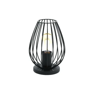 EGLO Leuchten Lampe de bureau NEWTOWN 1x E27 Noir