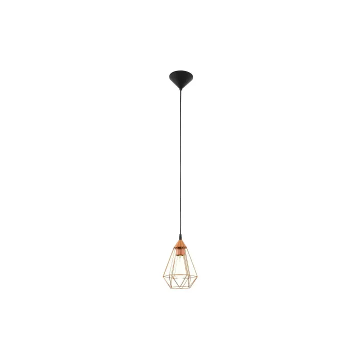 EGLO Leuchten Lampe suspendue TARBES 1x E27, 17,5 cm cuivre