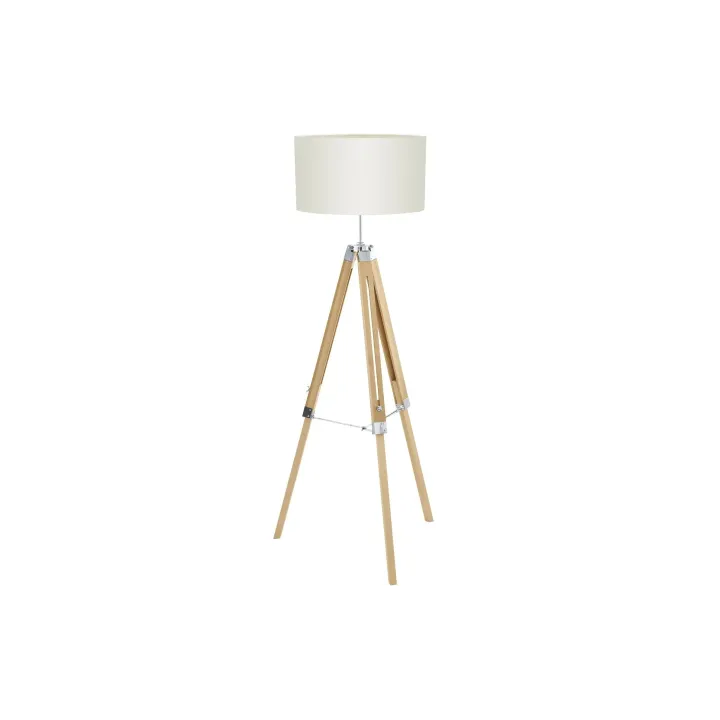 EGLO Leuchten Lampe sur pied LANTADA 1x E27 Blanc