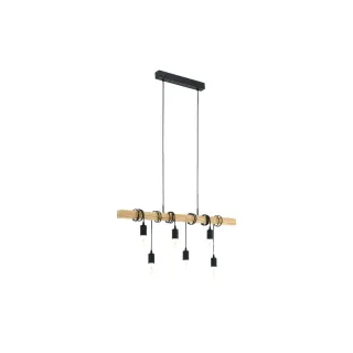 EGLO Leuchten Lampe suspendue TOWNSHEND 6x E27 Noir