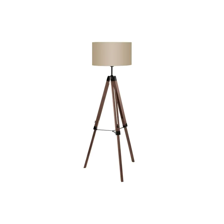 EGLO Leuchten Lampe sur pied LANTADA 1x E27 Marron