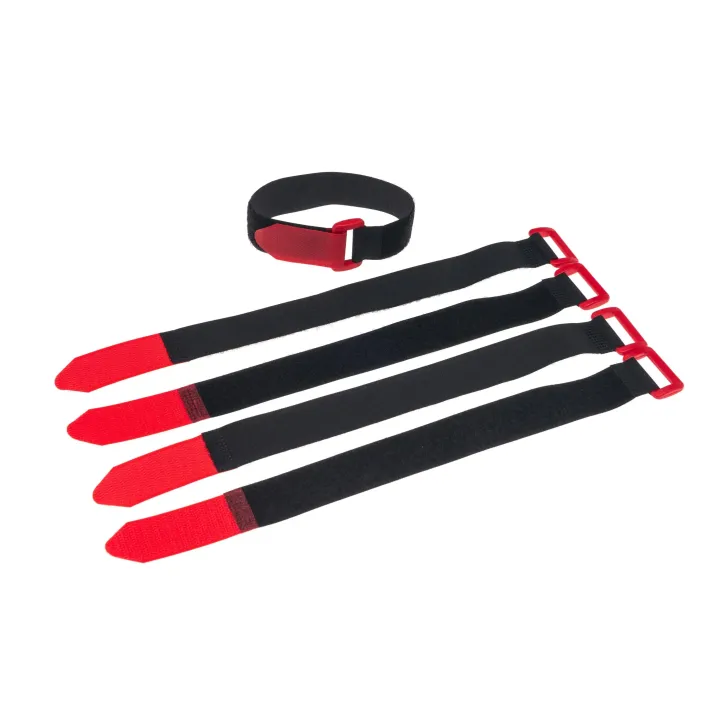 FASTECH Bande à dragonne FAST-VSTRAP 25 x 300 mm, Noir-Rouge