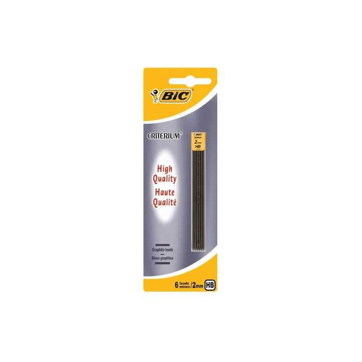 BIC Mine de crayon Mines Criterium 2.0 mm 6 pièces