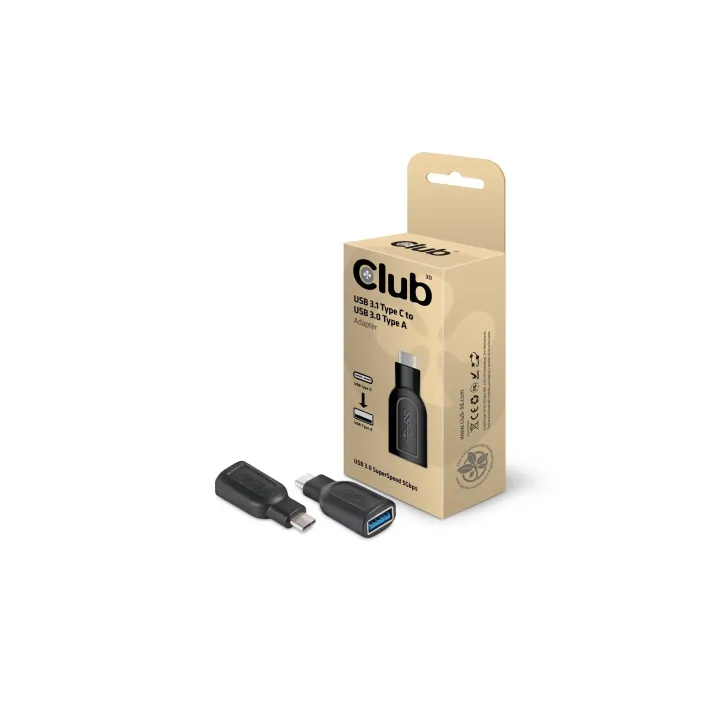 Club 3D Adaptateur USB 3.0 CAA-1521 Connecteur USB C - Prise USB A