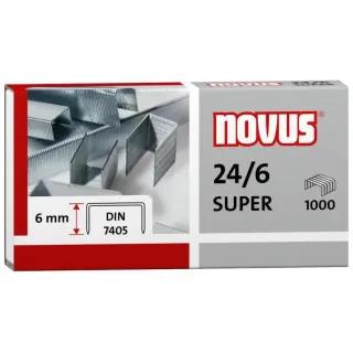 Novus Agrafe 24-6 Super 1000 pièces