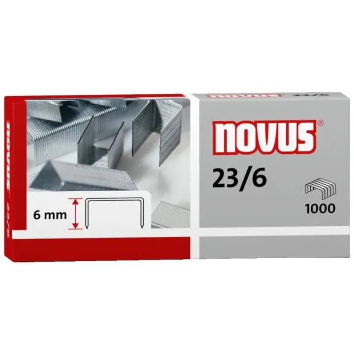 Novus Agrafe 23-6 1000 pièces